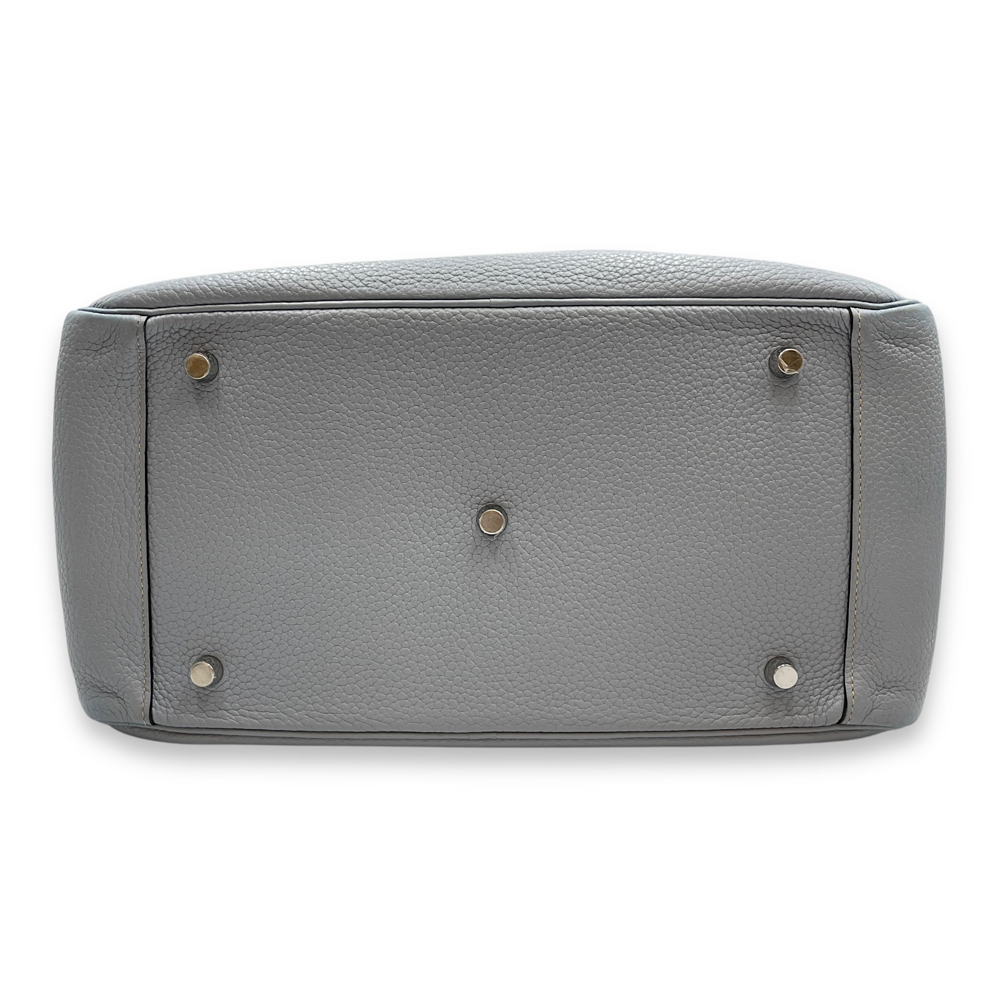 Lindy 34 Blue Lin in Clemence Palladium hardware CL2508-15065 5