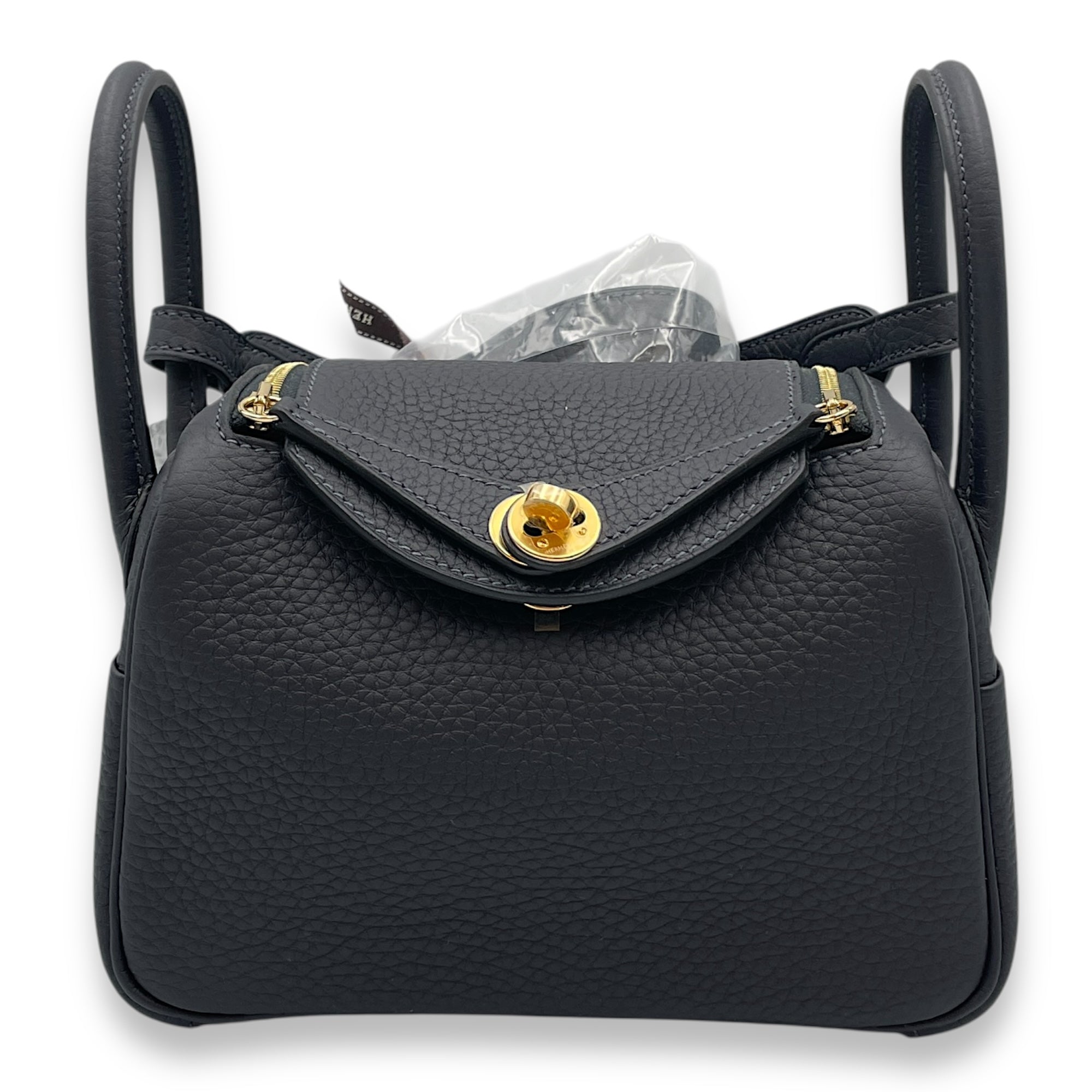 Lindy II Mini Caban in Clemence, Gold hardware