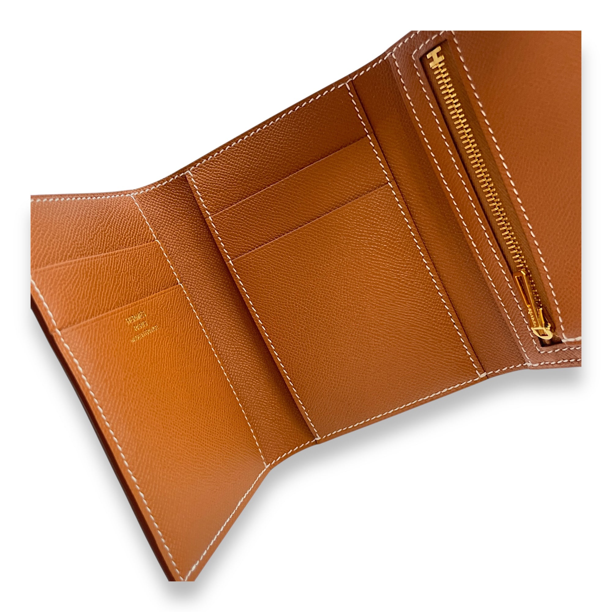 Bearn Combine Gold Wallet in Madame, Gold hardware