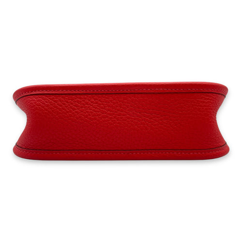 Evelyne Mini Rouge Tomate/Rouge Pivoine in Clemence, Palladium hardware