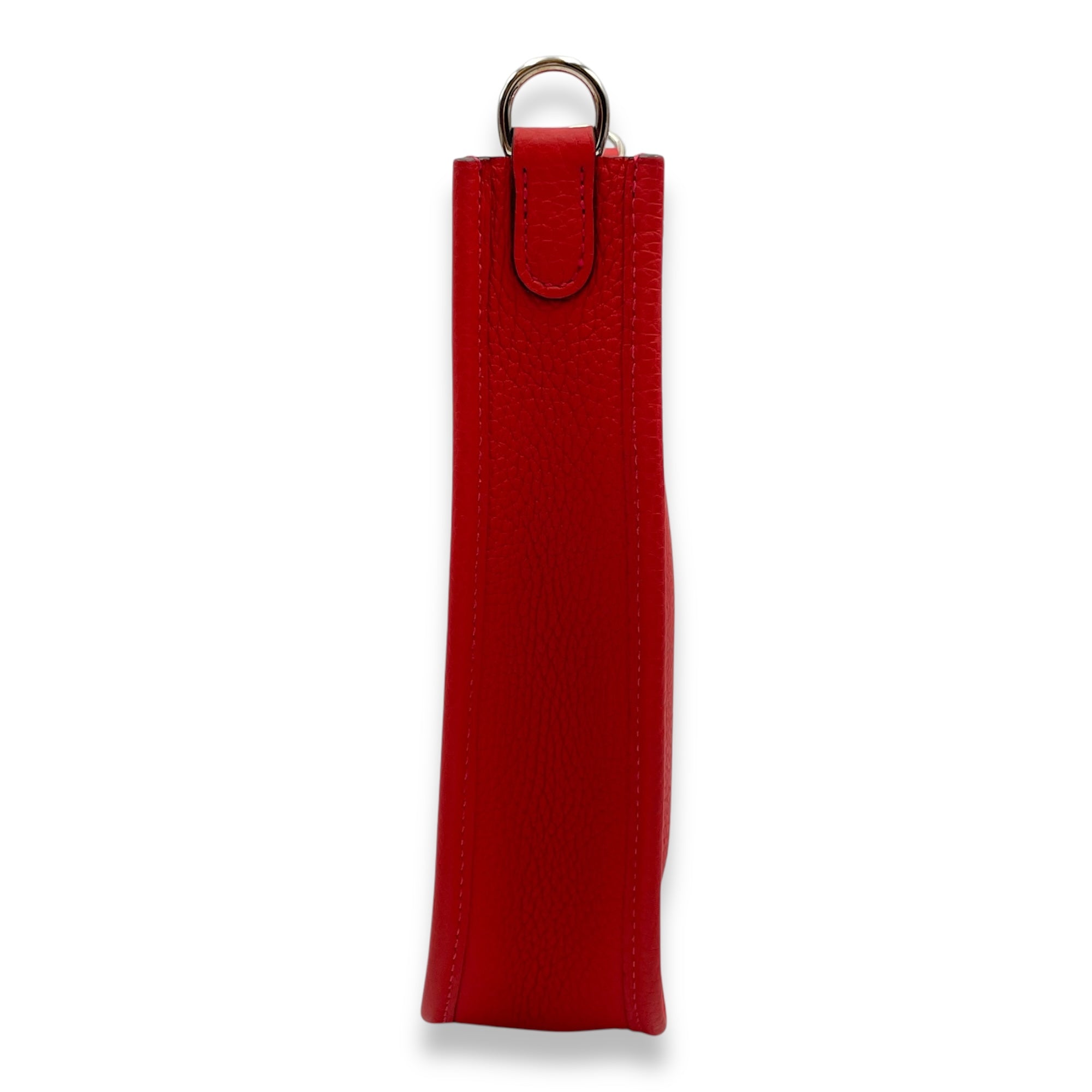 Evelyne Mini Rouge Tomate/Rouge Pivoine in Clemence, Palladium hardware
