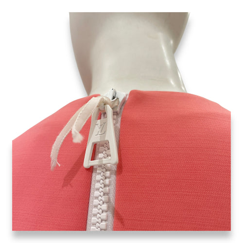 Retro Martingle Dress 34 Pink Ready-To-Wear in Wool/Silk