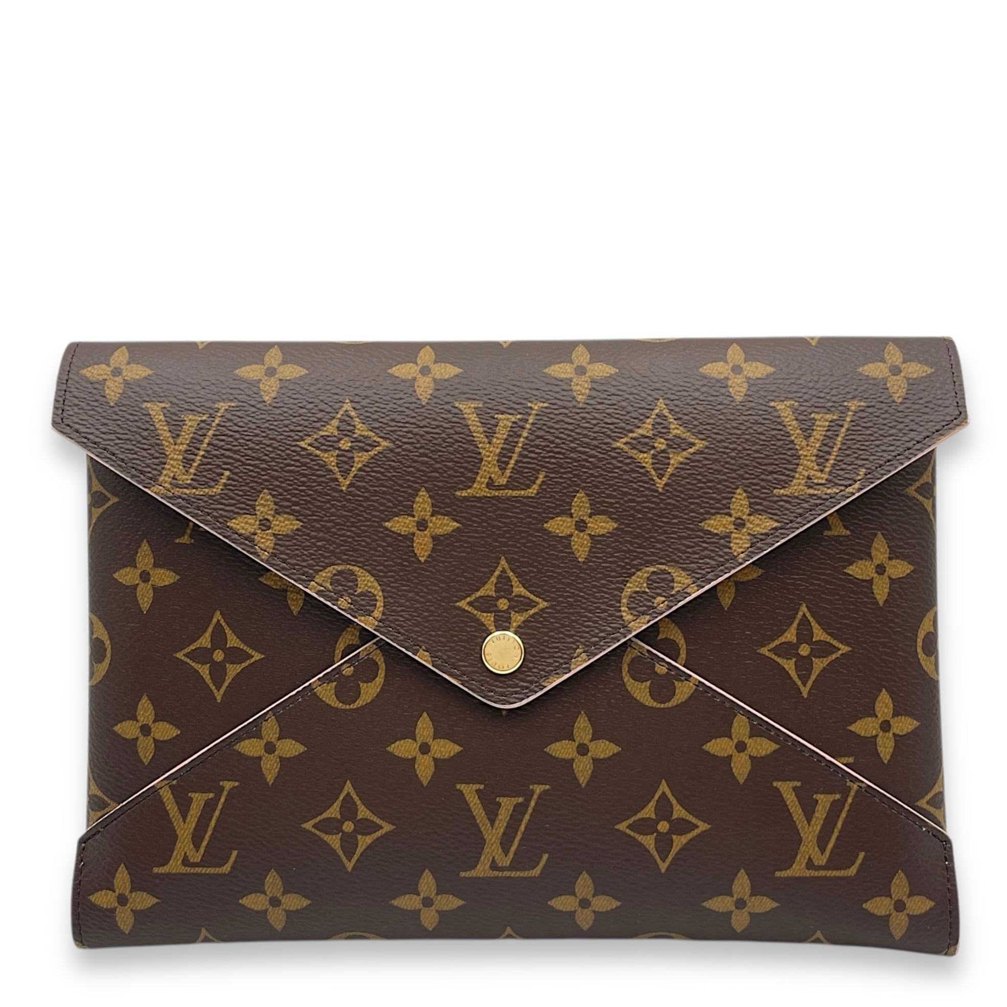 Monogram Kirigami Set of 3 Multi-Color Pochette , Gold hardware