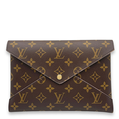 Monogram Kirigami Set of 3 Multi-Color Pochette , Gold hardware