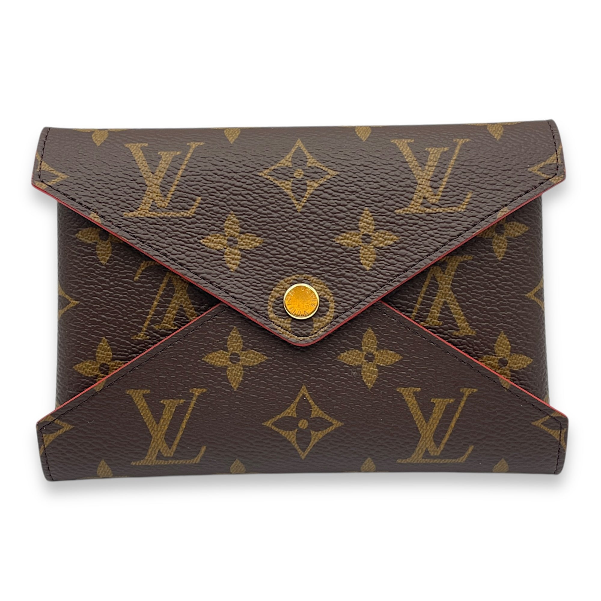 Monogram Kirigami Set of 3 Multi-Color Pochette , Gold hardware