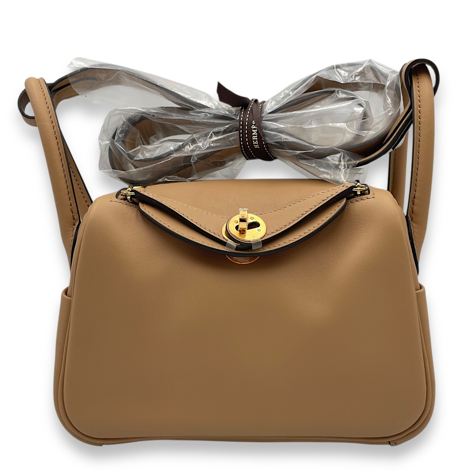 Lindy Mini Chai/Mauve Sylvestre in Swift, Palladium hardware