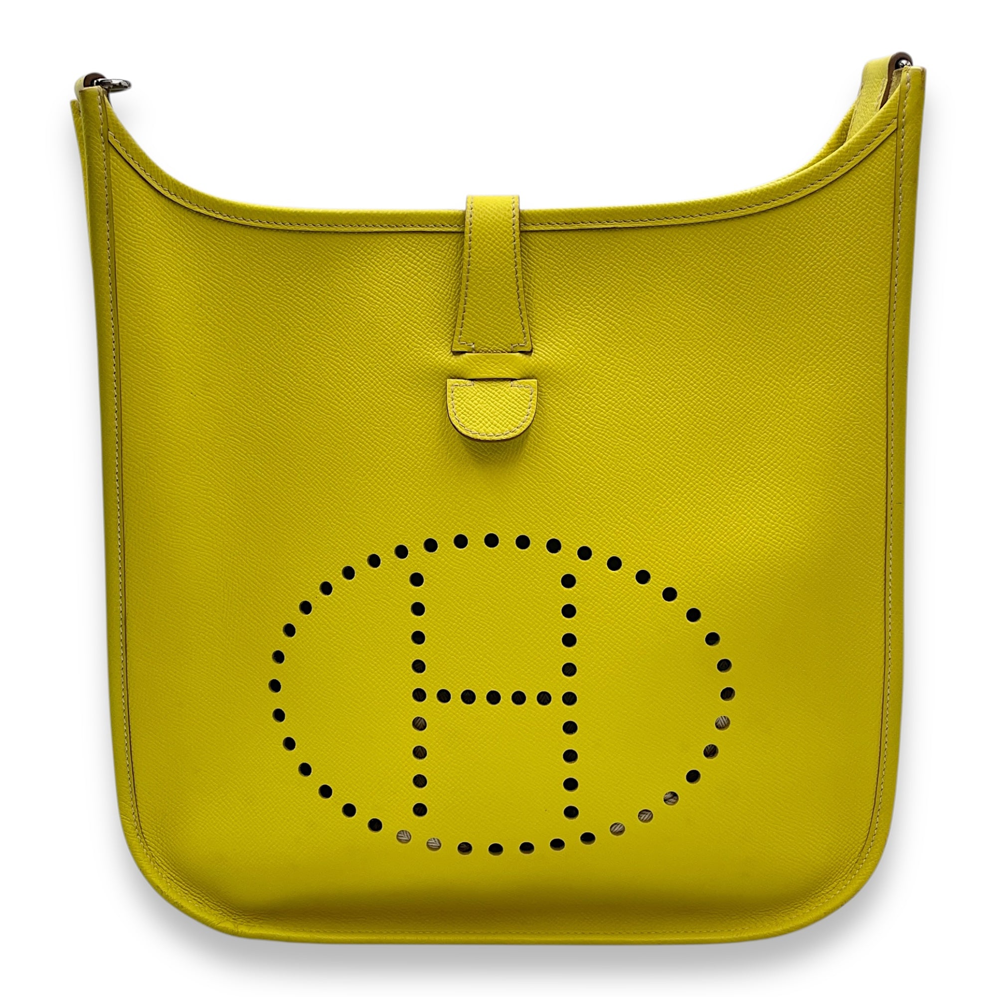 Evelyne III GM Lime in Epsom, Palladium hardware