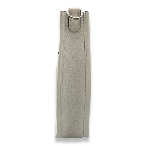 Evelyne Mini White in Clemence, Palladium hardware
