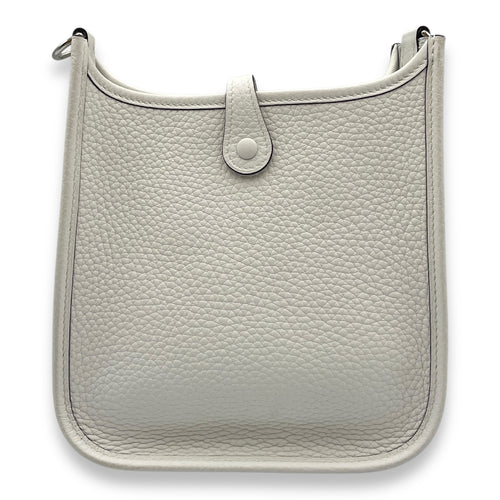Evelyne Mini White in Clemence, Palladium hardware
