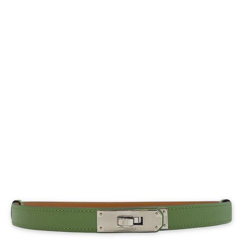 Kelly Vert Criquet/Chai/Celeste/Craie Pocket Belt in Epsom Palladium hardware CL2508-15162 1