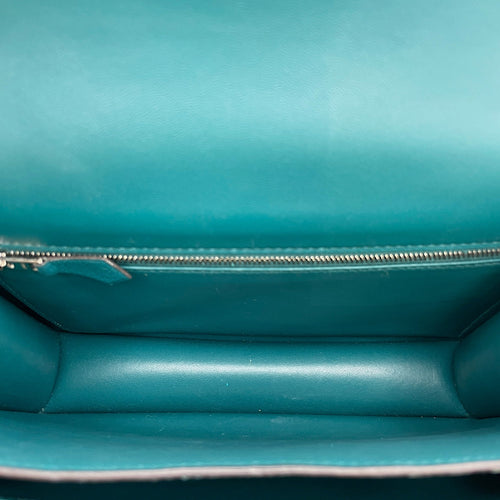 Constance 24 Vert Bosphore in Evercolor Palladium hardware CL2508-15293 6