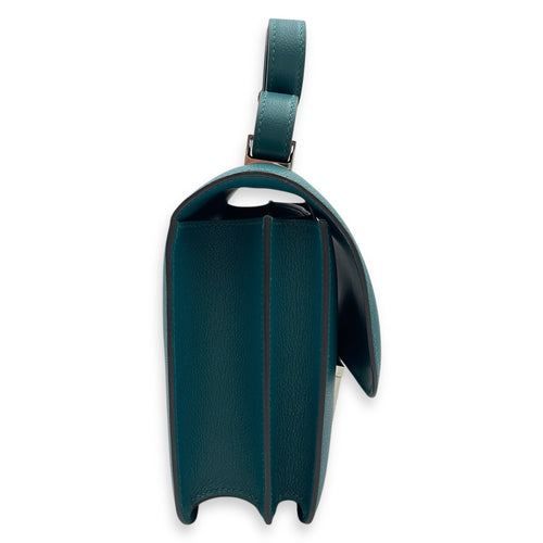 Constance 24 Vert Bosphore in Evercolor Palladium hardware CL2508-15293 3