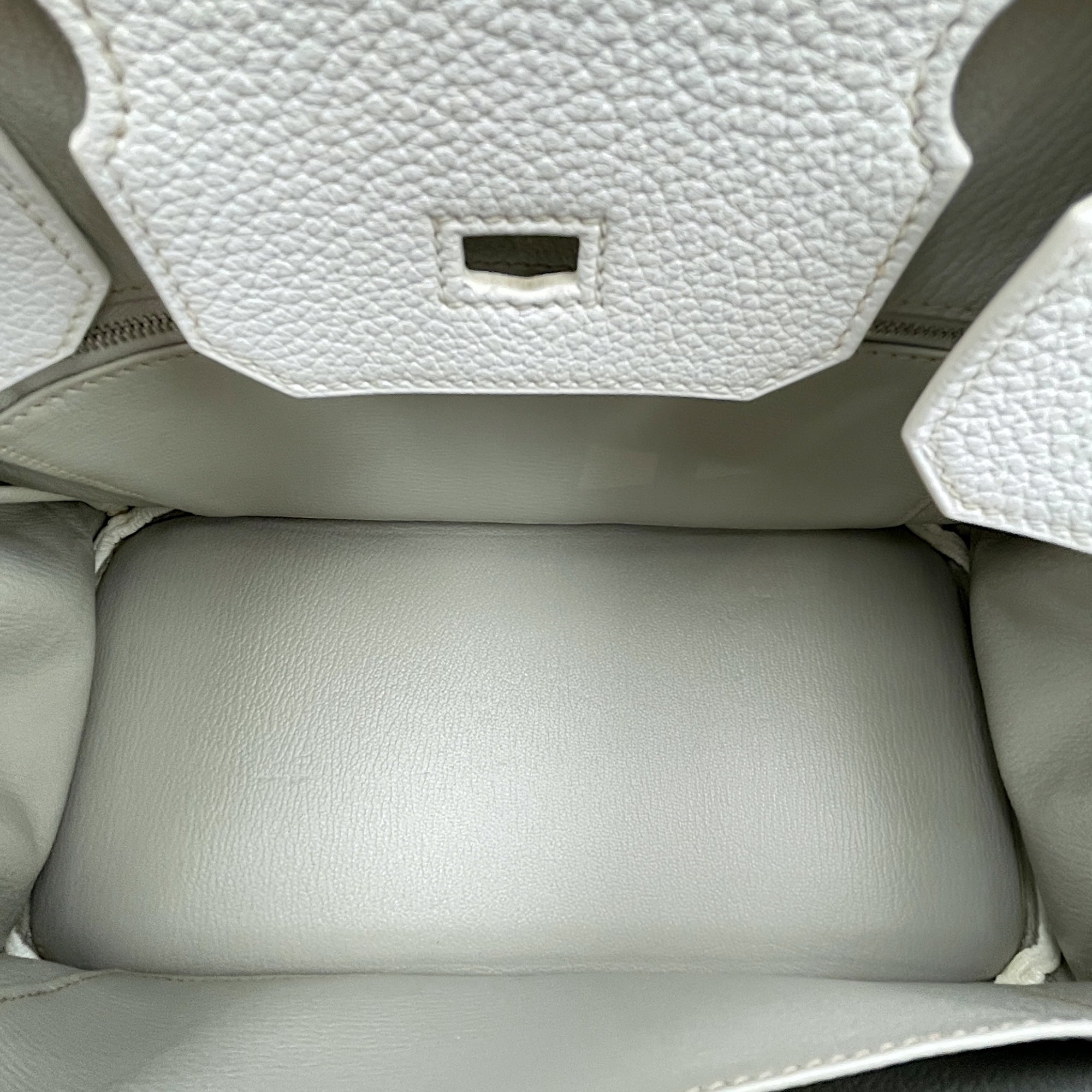 Club Birkin 30 Blanc in Clemence/Lizard, Palladium hardware