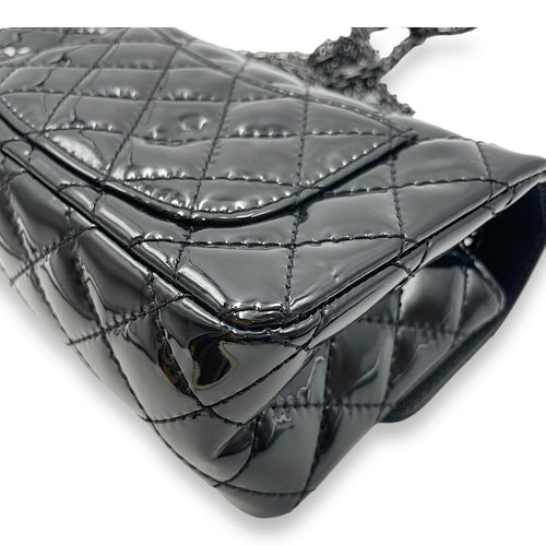 Reissue  Mini Black Flap Bag in Patent Leather So Black hardware CL2508-15288 10