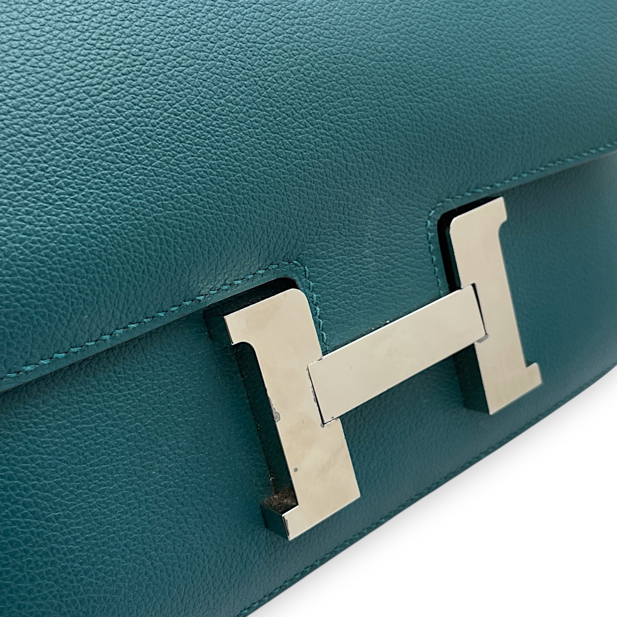 Constance 24 Vert Bosphore in Evercolor, Palladium hardware