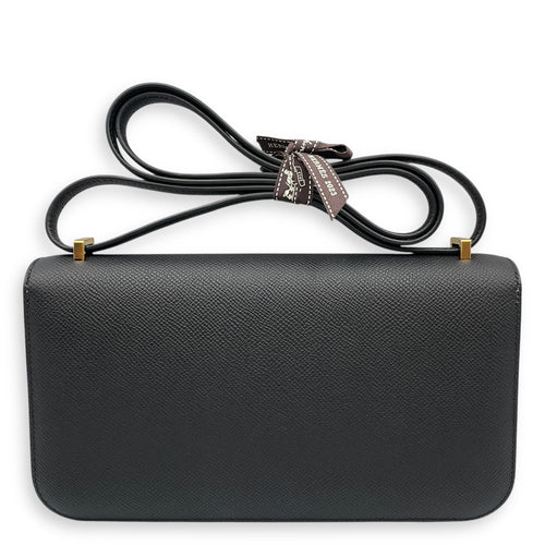Constance Elan Black in Epsom, Gold hardware