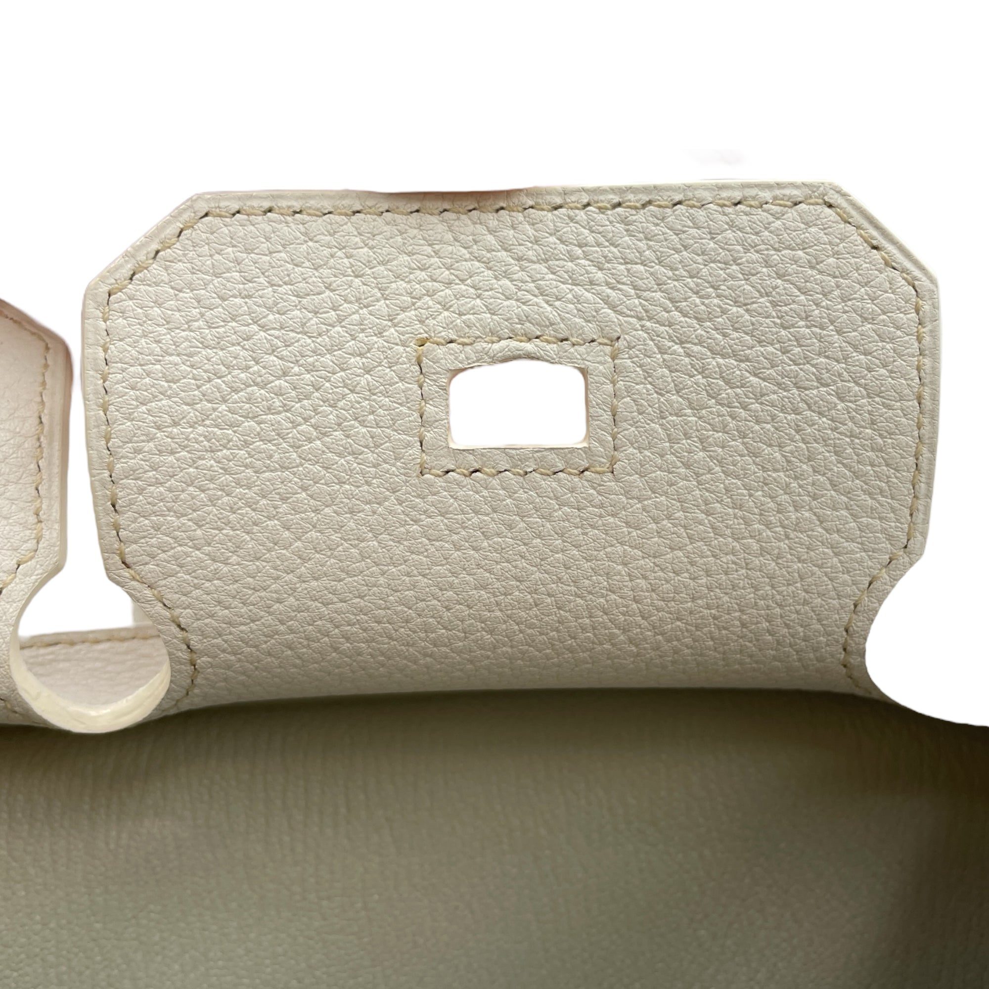 Club Birkin 30 Blanc in Clemence/Lizard, Palladium hardware
