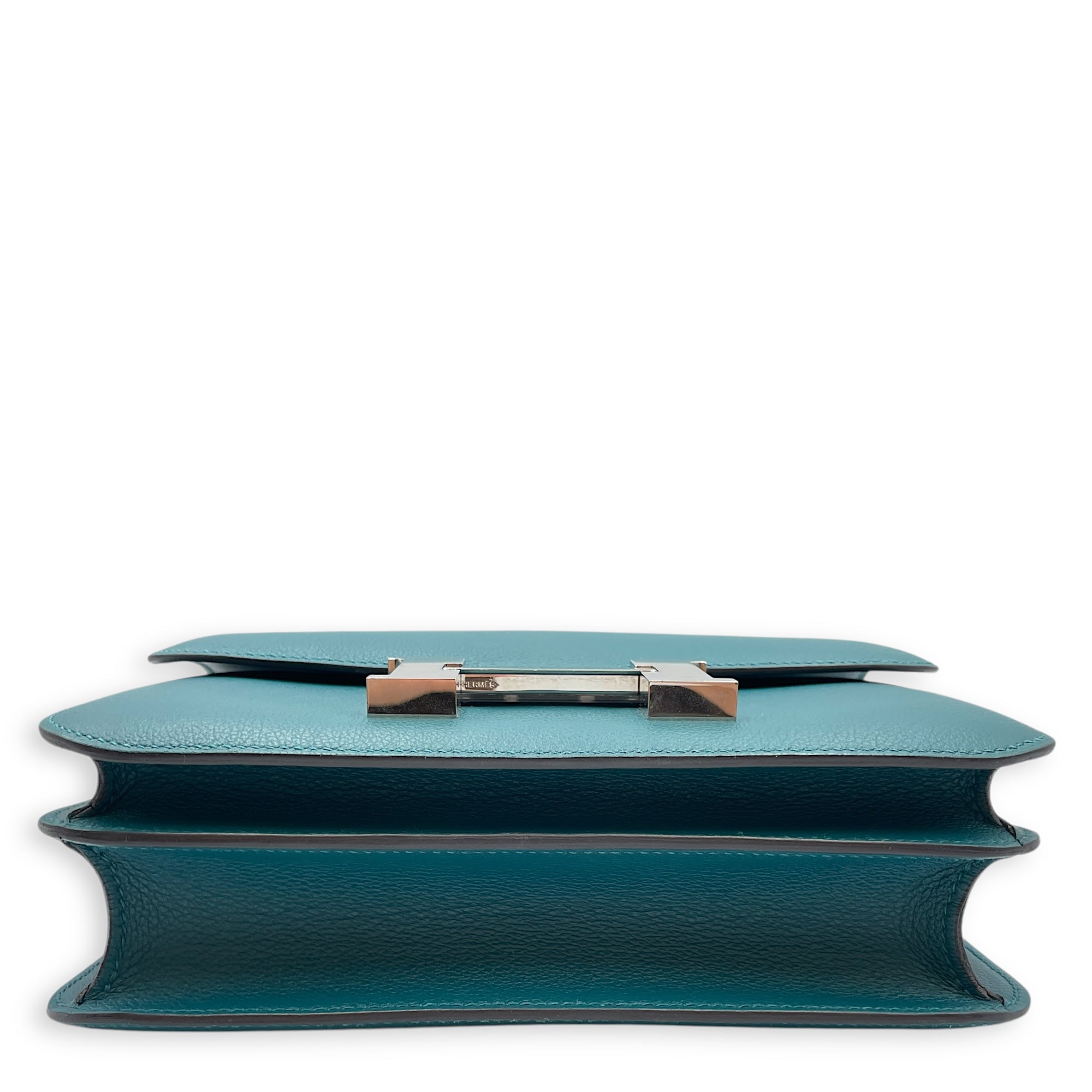 Constance 24 Vert Bosphore in Evercolor Palladium hardware CL2508-15293 5