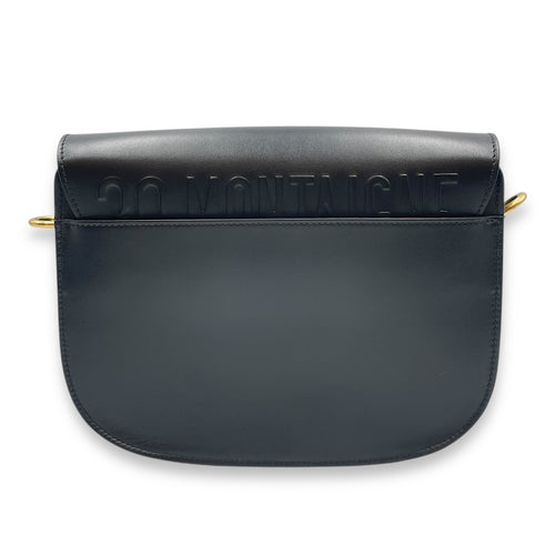 Dior Bobby Medium Black Crossbody Bag in Calfskin, Gold hardware