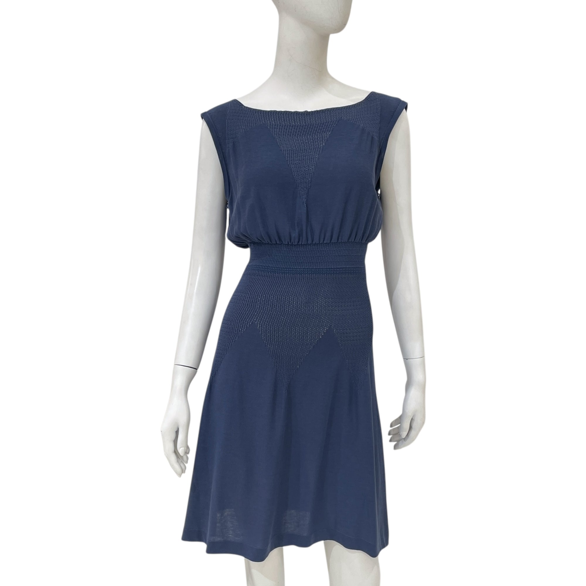 CC Dress 40 Blue Ready-To-Wear in Cotton