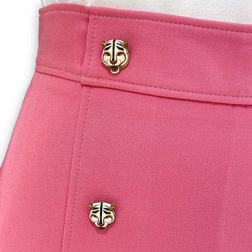 Wool-A-Line Skirt 38 Pink Ready-To-Wear