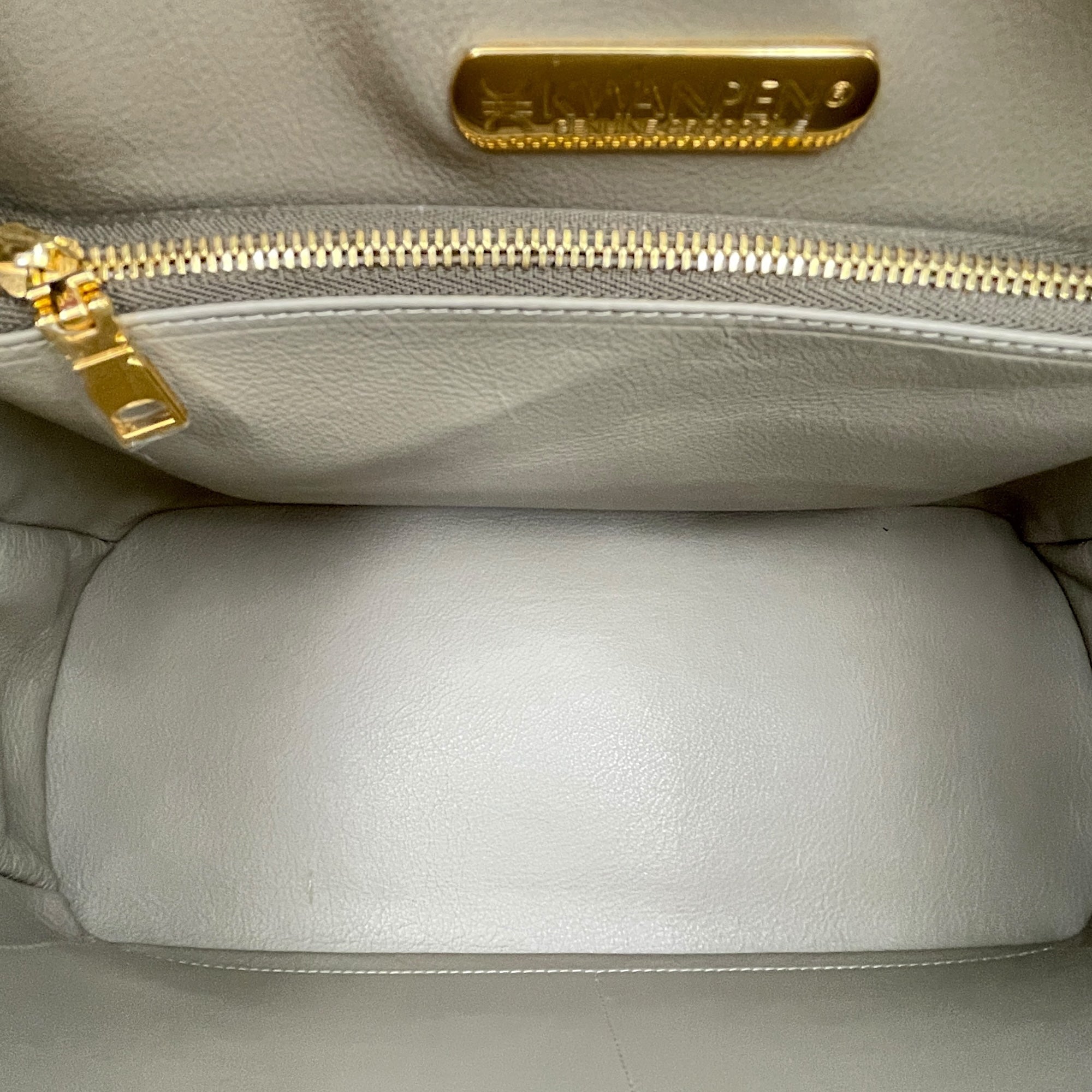 Crocodile 29cm Green Top Handle Bag, Gold hardware