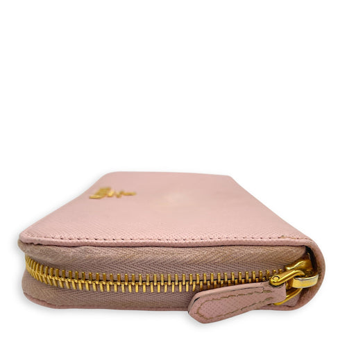 Zippy Long  Pale Pink  Wallet in Saffiano Leather Gold hardware CL2509-15420 5