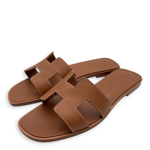 Oran 37.5 Gold Sandals in Calfskin