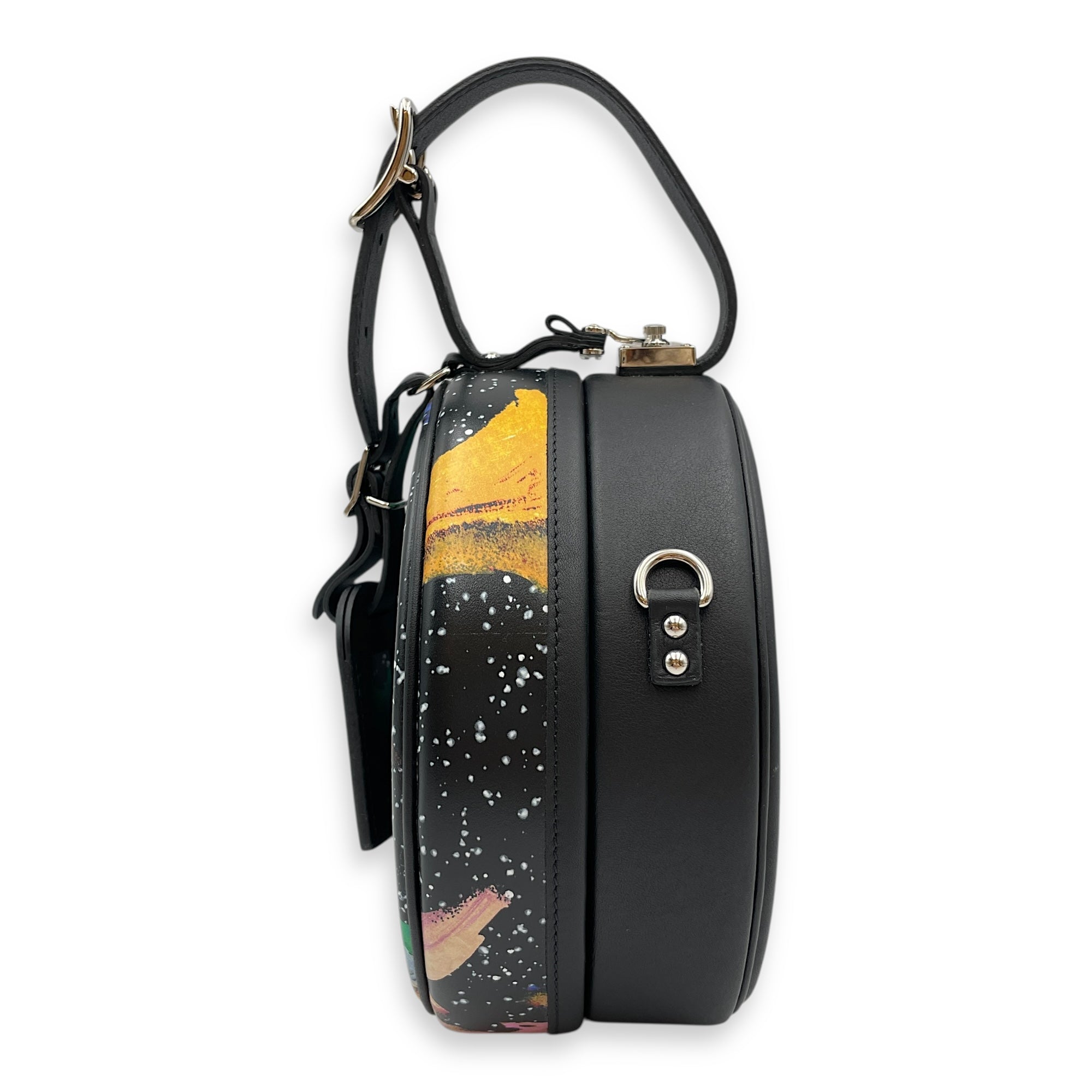 Splash Petite Boite Chapeau Multi-colour Shoulder Bag in Calfskin, Palladium hardware