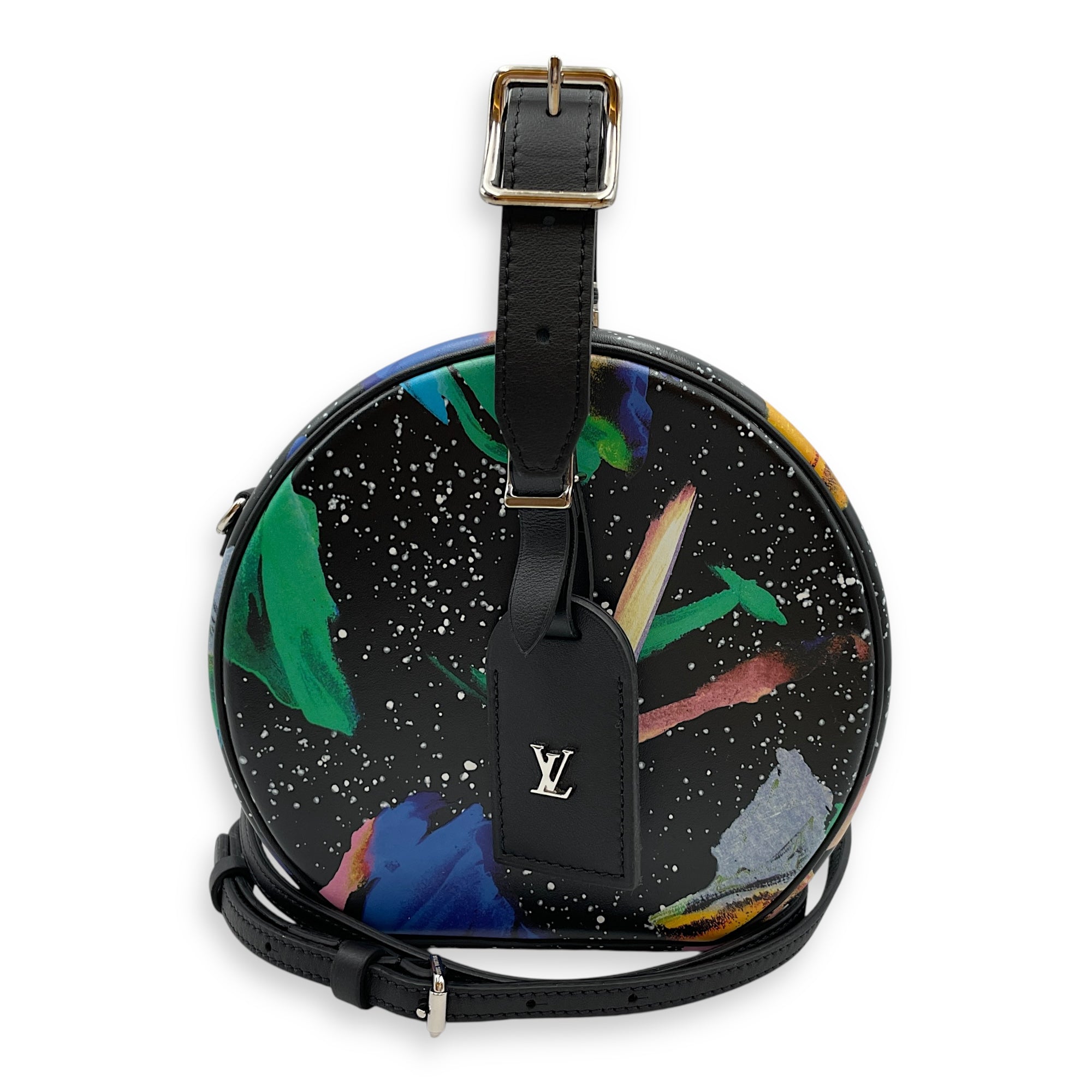 Splash Petite Boite Chapeau Multi-colour Shoulder Bag in Calfskin, Palladium hardware