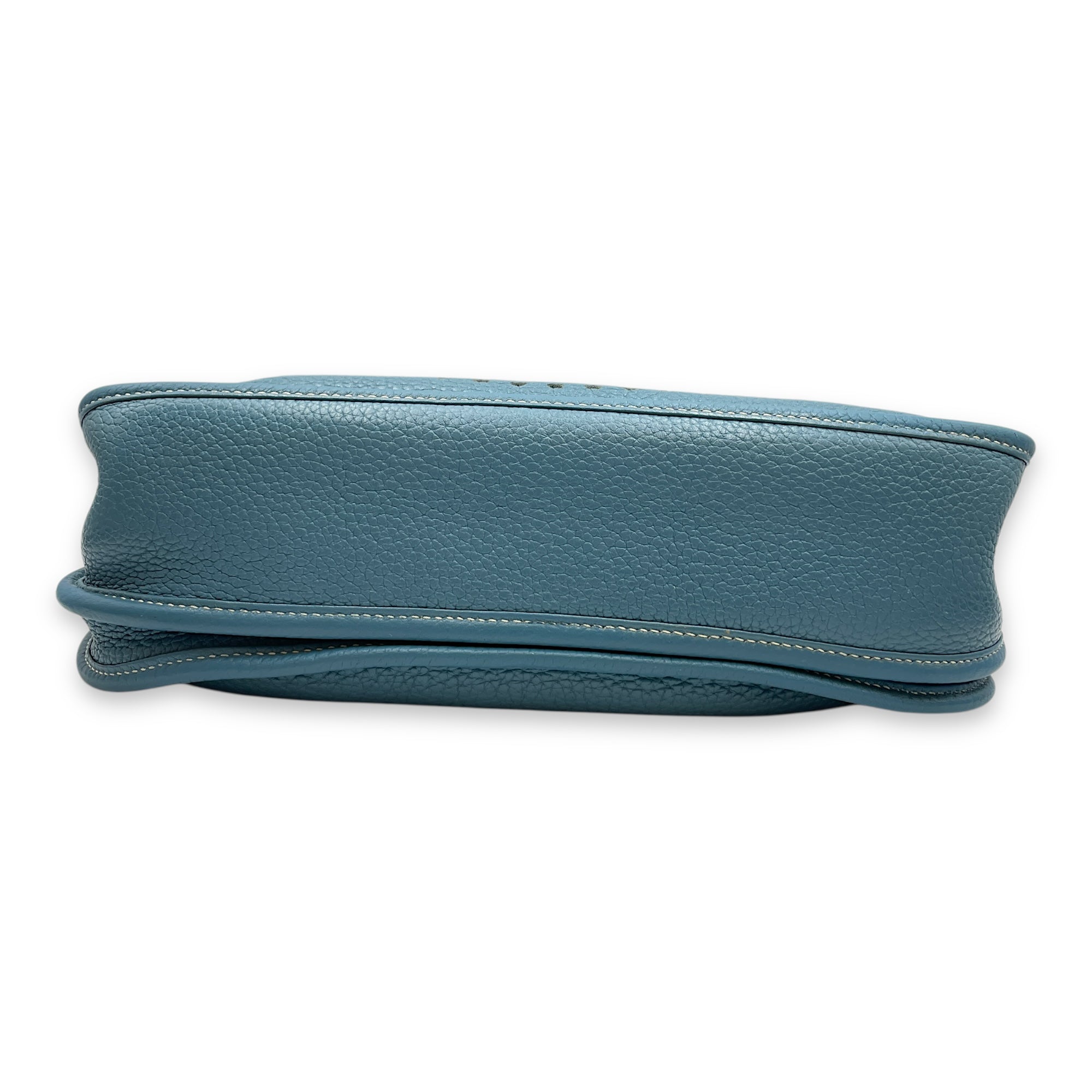 Evelyne III PM Blue Jean in Clemence, Palladium hardware