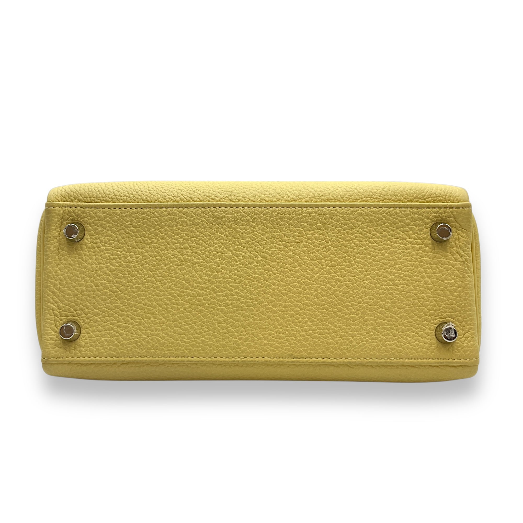 Kelly 25 Jaune Poussin in Togo, Palladium hardware