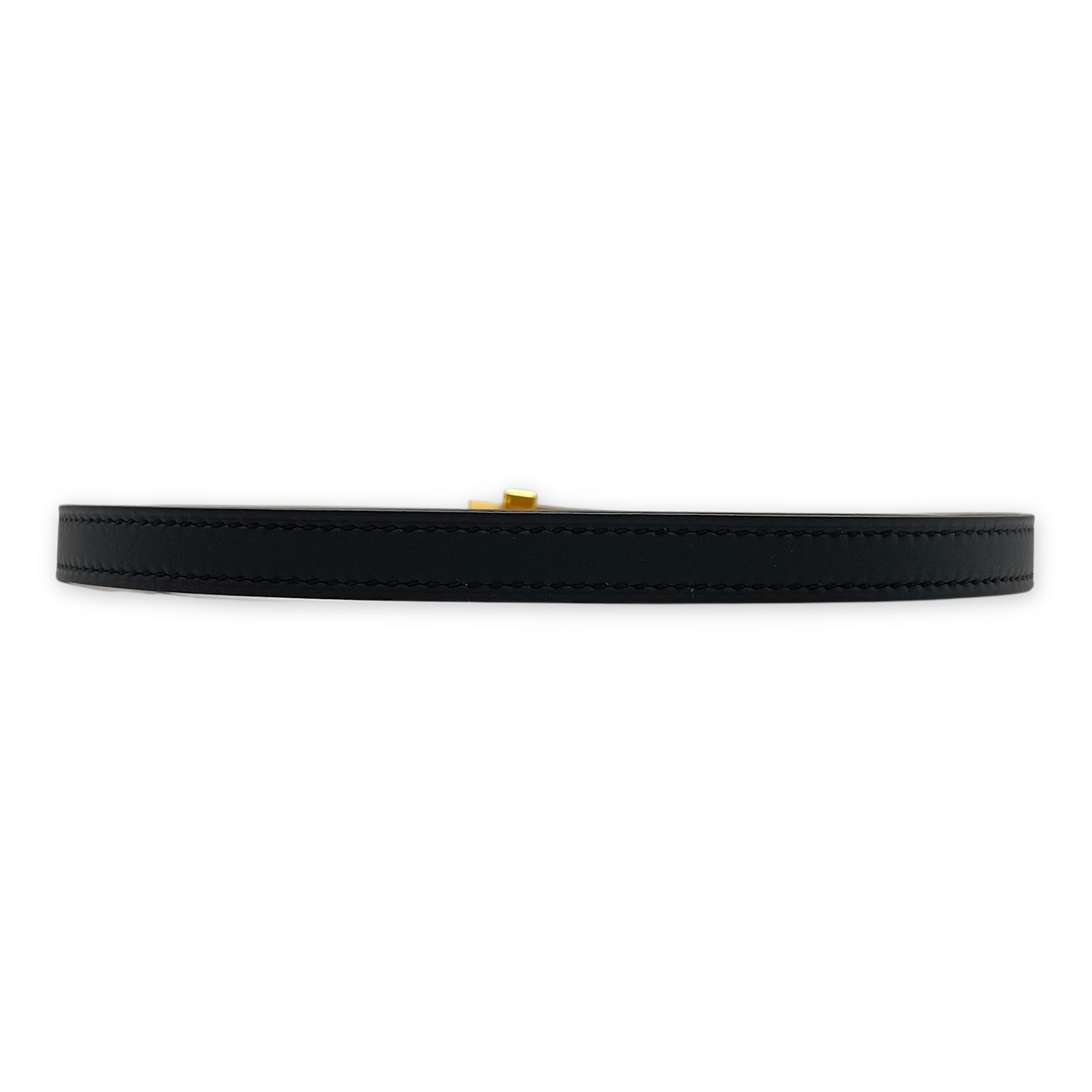 CDC 13 85cm Black/Gold Belt Kit in Epsom, Gold hardware