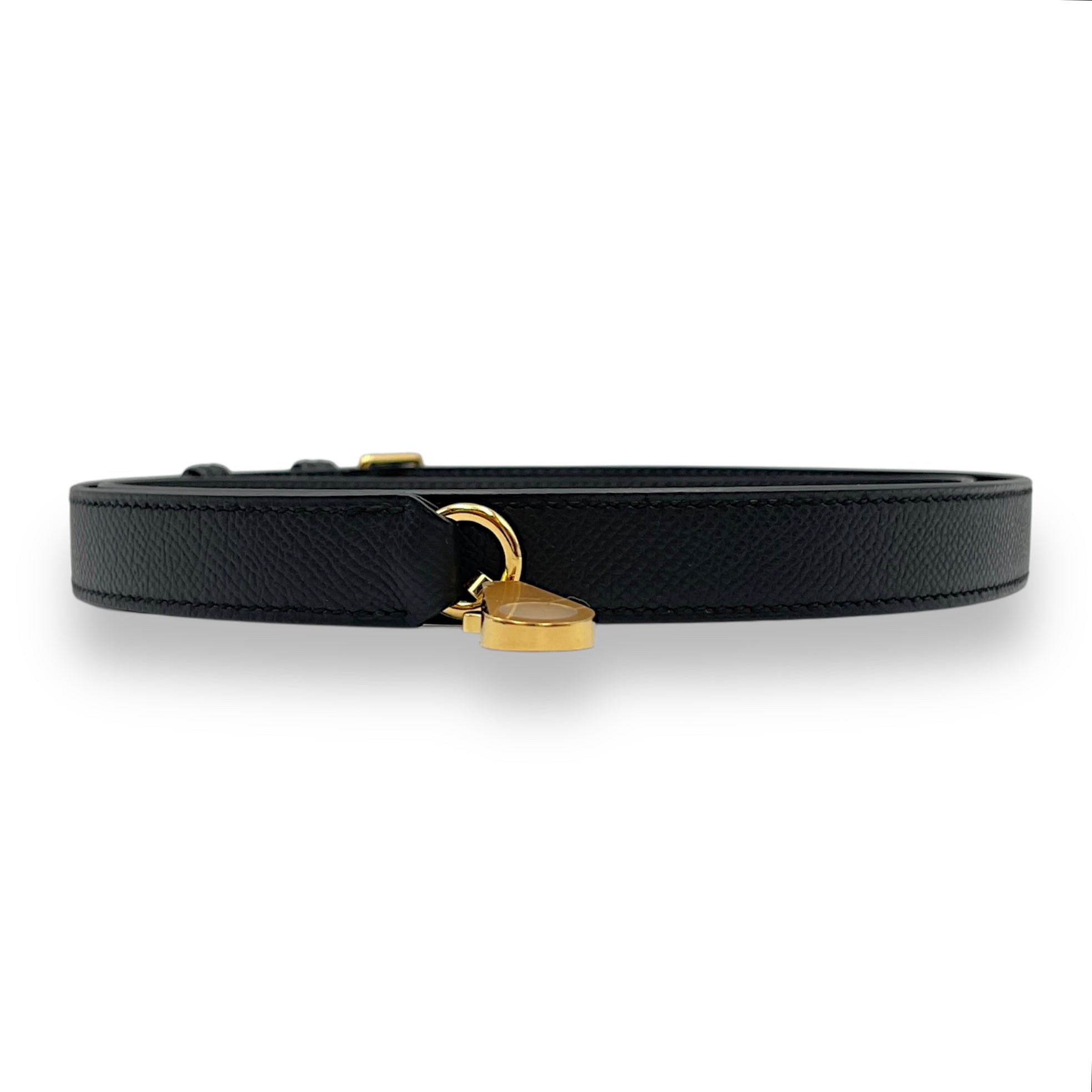 A Black Strap in Epsom, Gold hardware