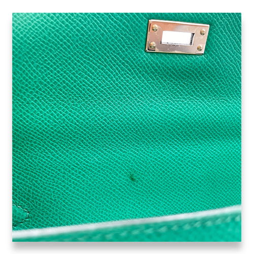 Sellier Kelly 25 Vert Jade in Epsom, Palladium hardware