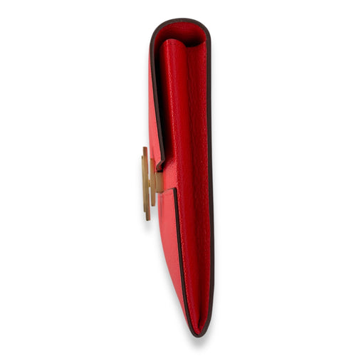 Cinhetic to Go Rouge De Coeur Crossbody Bag in Chevre Mysore Permabrass hardware CL2508-15253 2