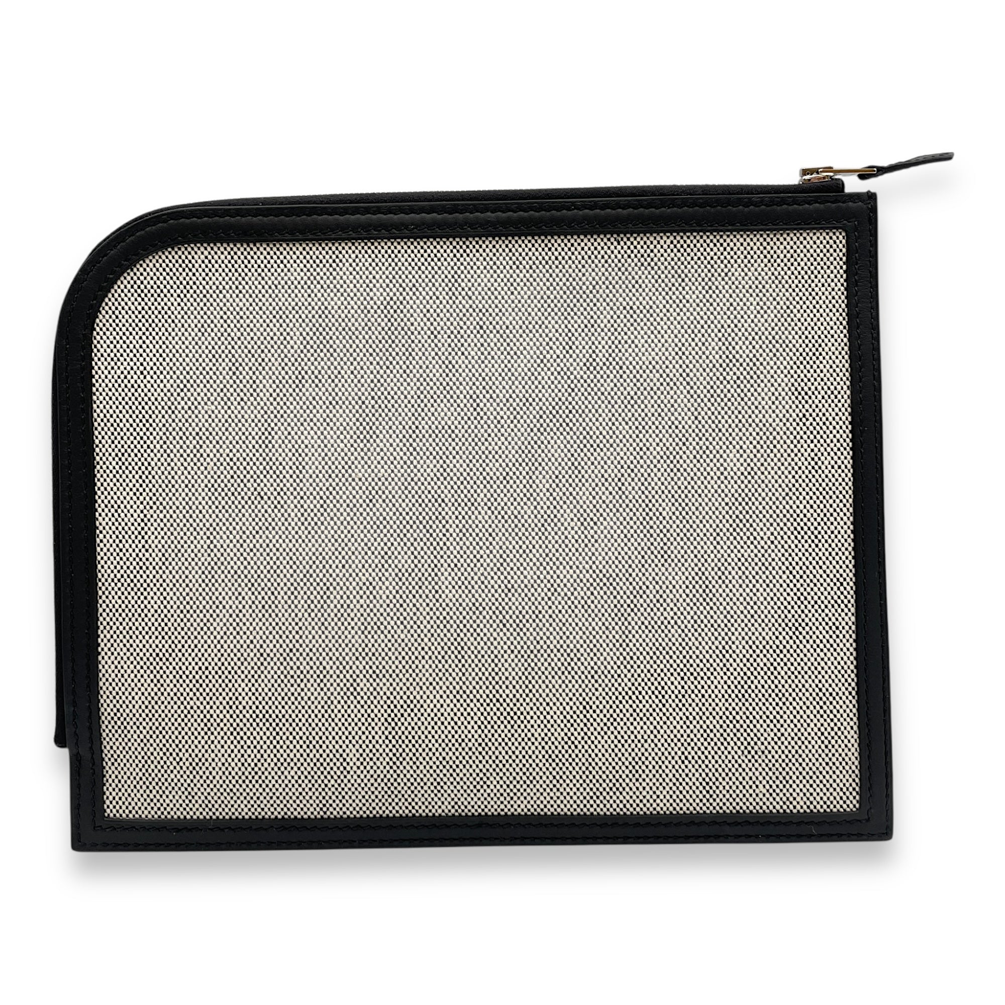 Cargo Voyage Black Pochette in Swift, Palladium hardware