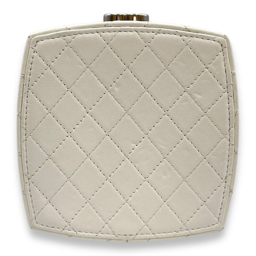 Plexiglass Beauty Box  Silver Hardware  Vanity Bag in Goat Leather CL2509-15462 2