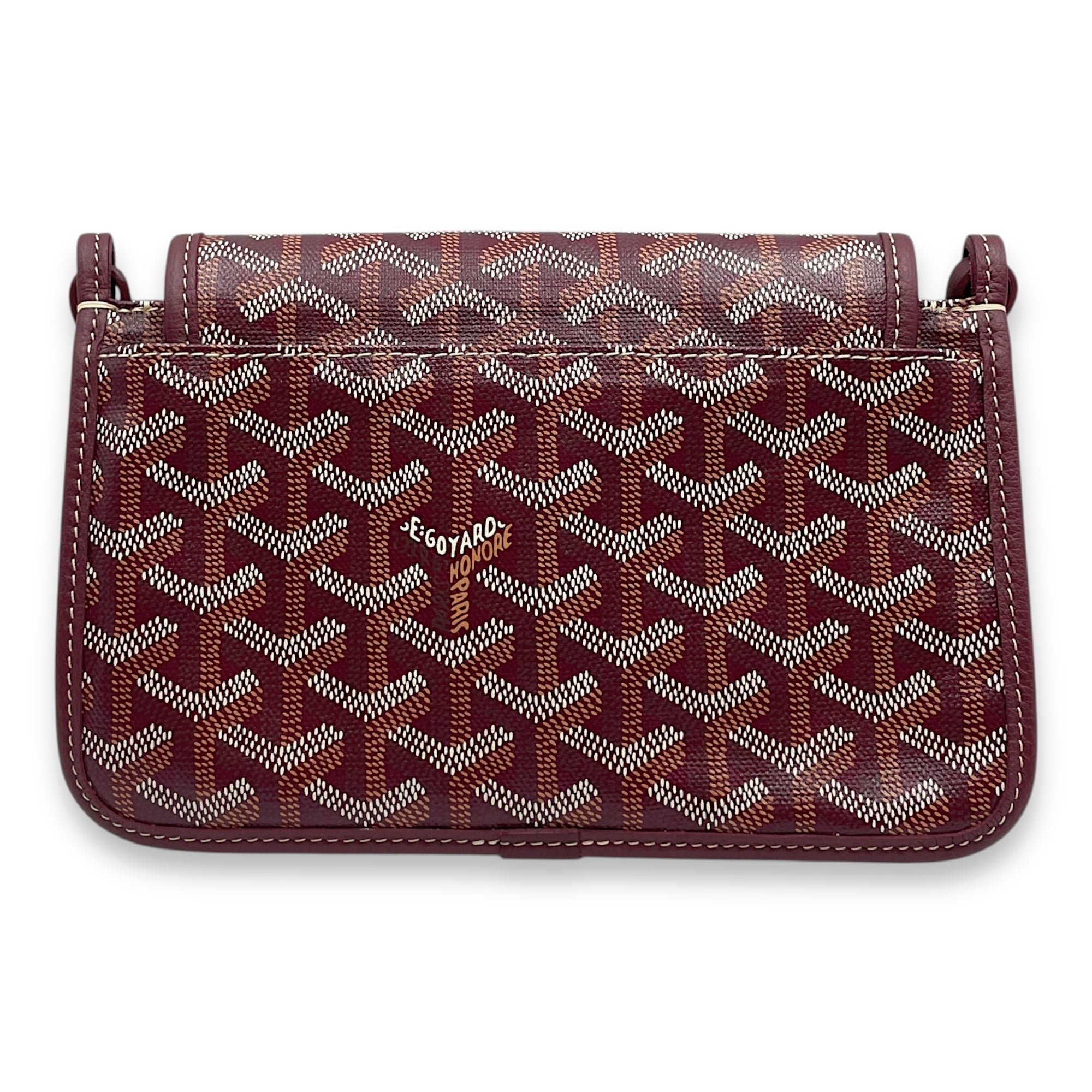 Plummet Pocket Wallet Red Crossbody Bag in Canvas, Silver hardware