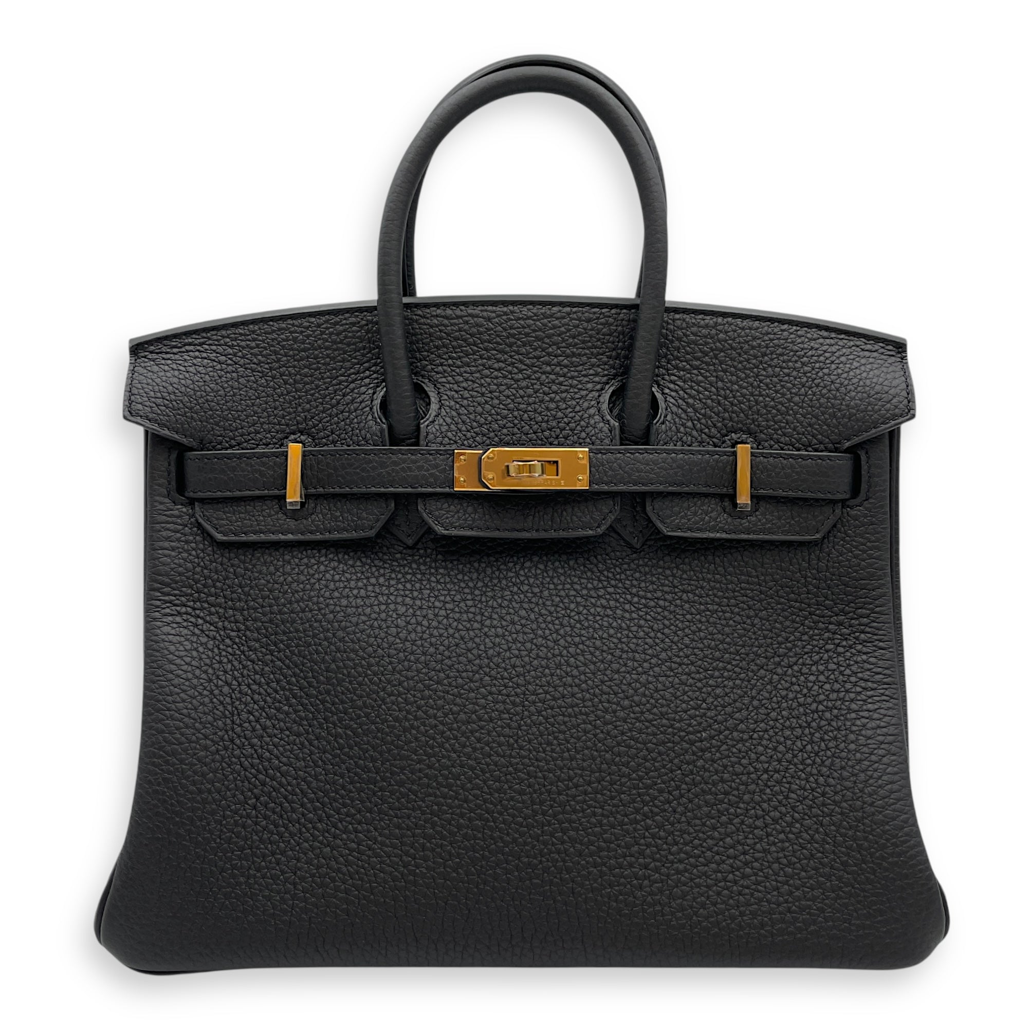 Birkin 25 Black in Togo, Rose Gold hardware