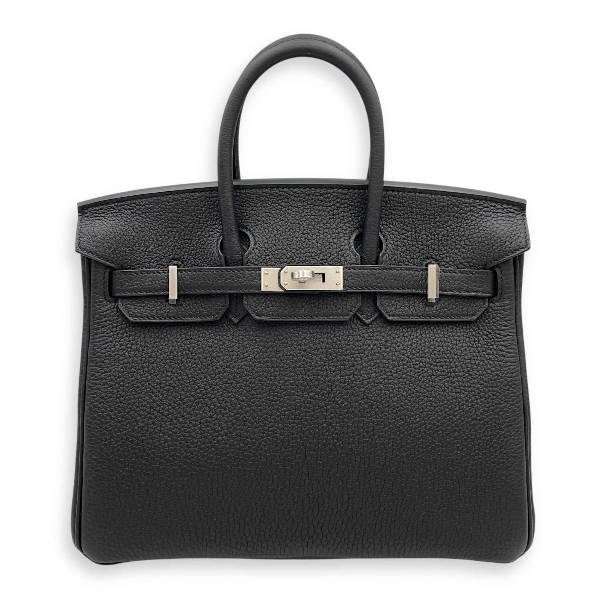 Birkin 25 Black in Togo, Brushed Palladium hardware