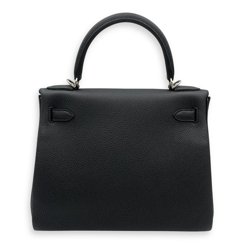 Kelly 28 Black in Togo, Palladium hardware