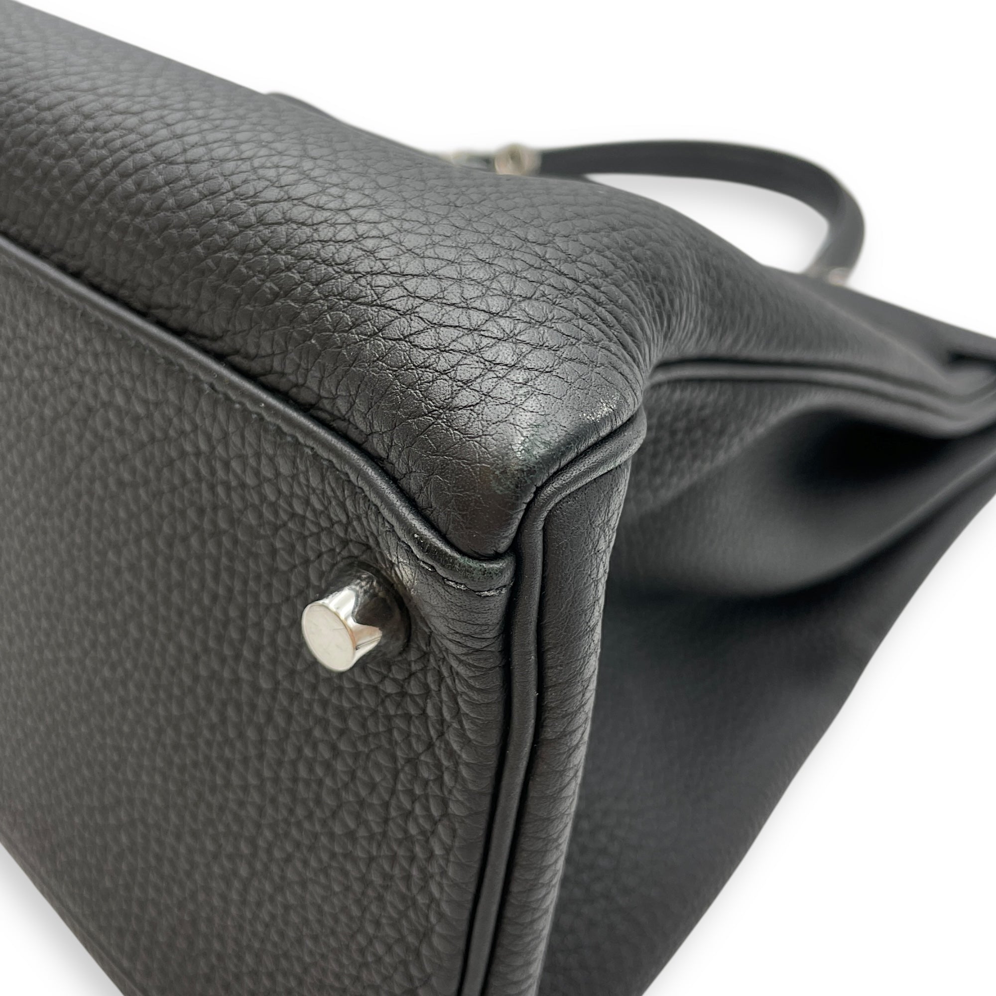 Kelly 35 Black in Togo, Palladium hardware
