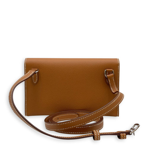 Hermesnap Gold Wallet in Epsom, Palladium hardware