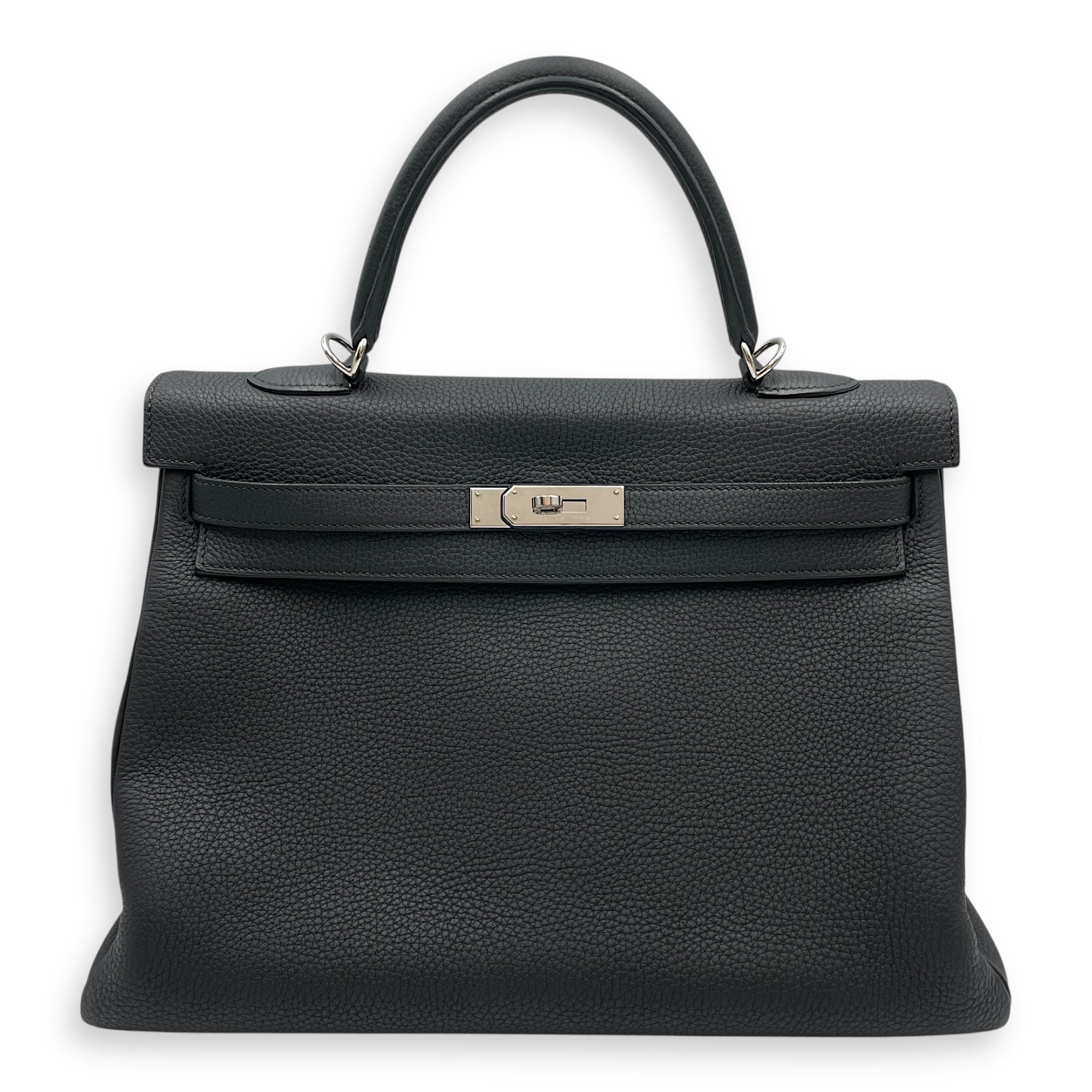 Kelly 35 Black in Togo, Palladium hardware