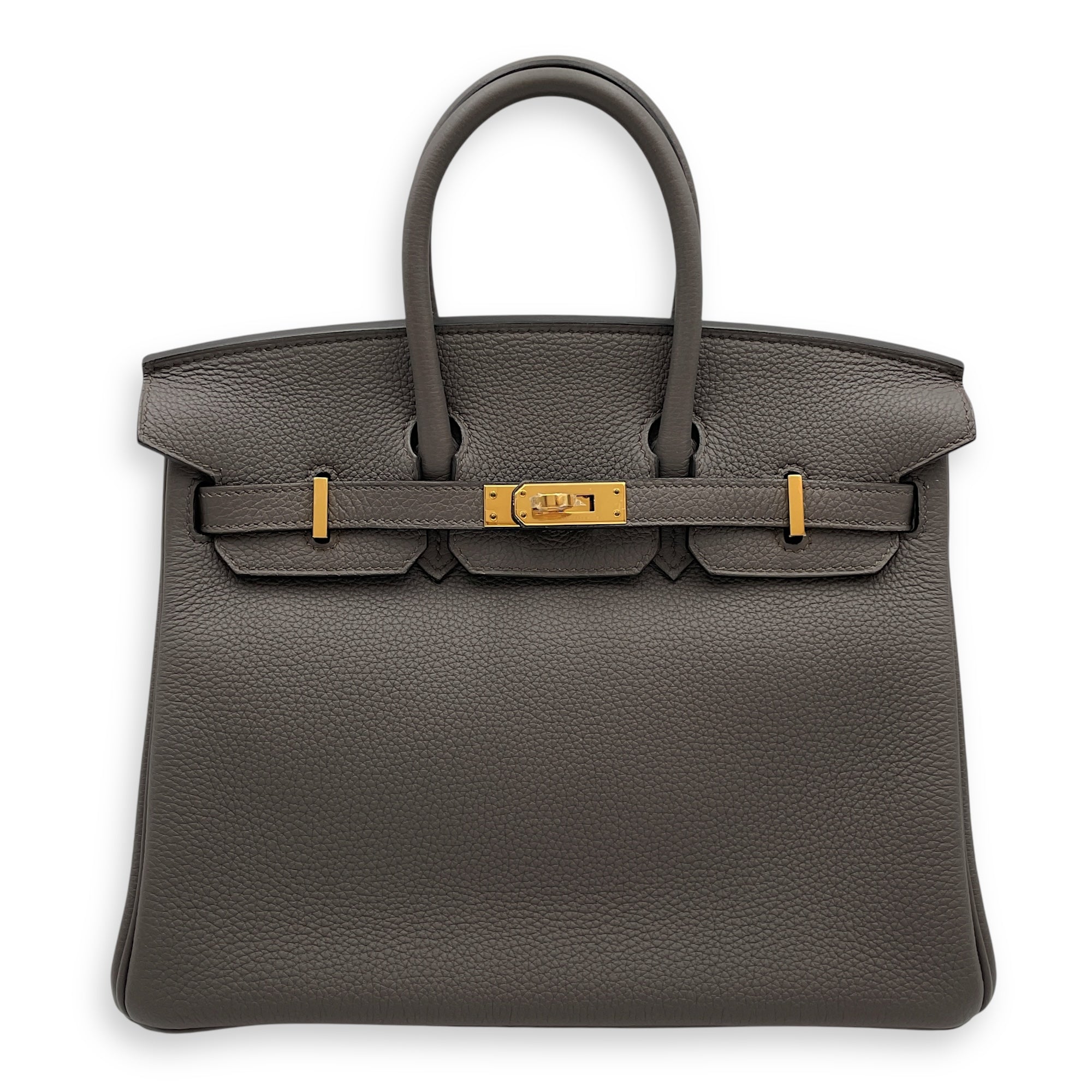 Birkin 25 Etain in Togo, Gold hardware