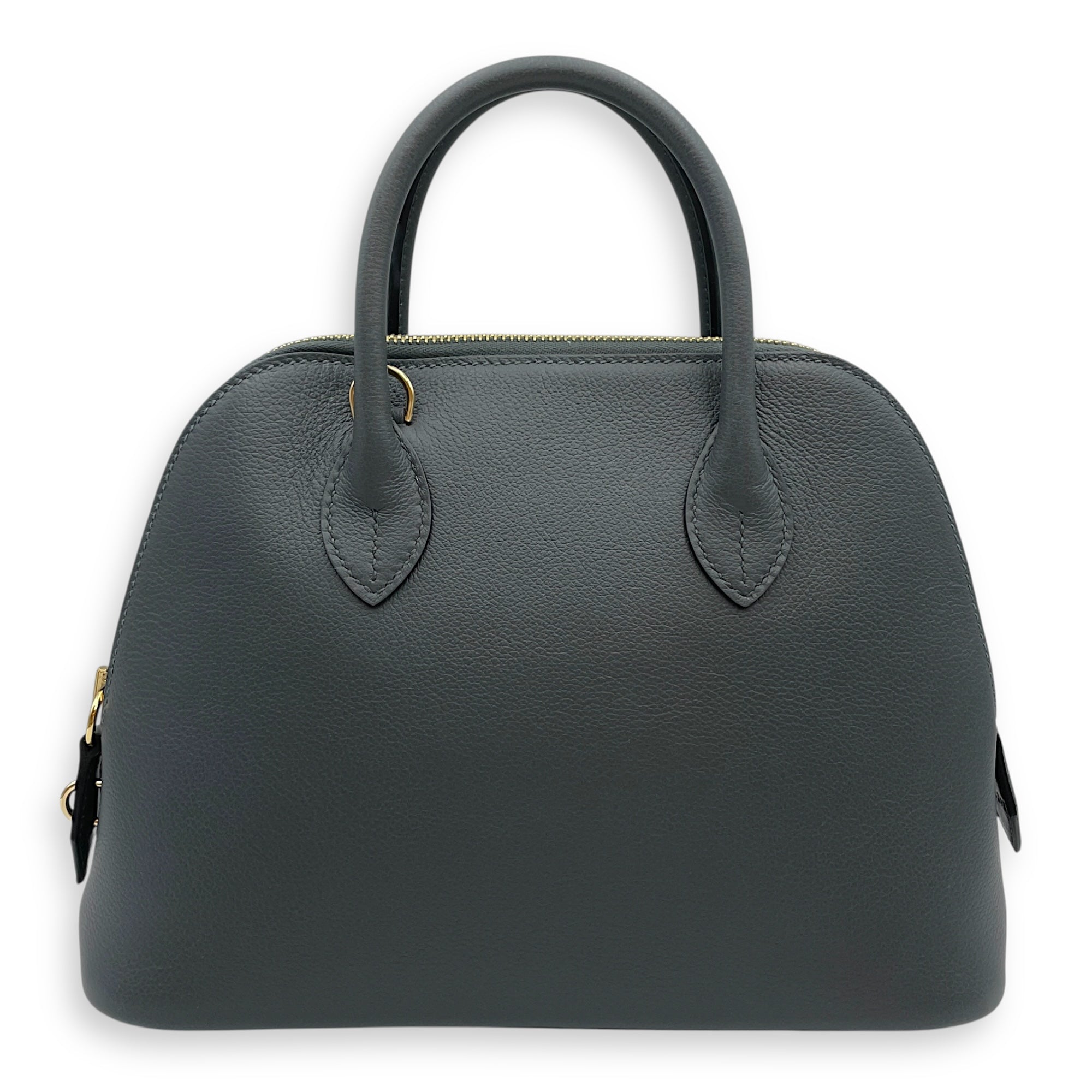 Bolide 1923 25 Gris Misty in Evercolor, Permabrass hardware