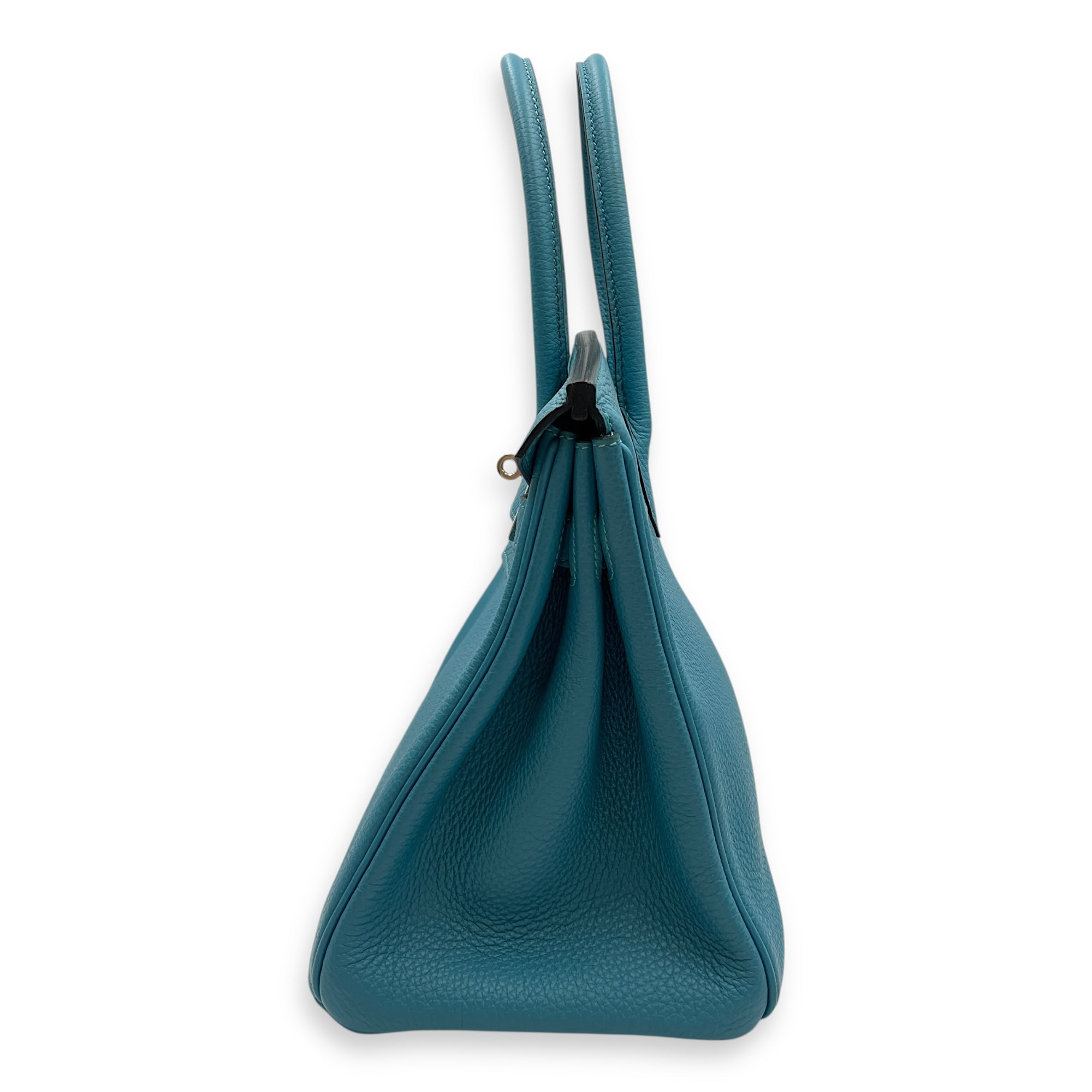 Birkin 30 Turquoise in Togo, Palladium hardware