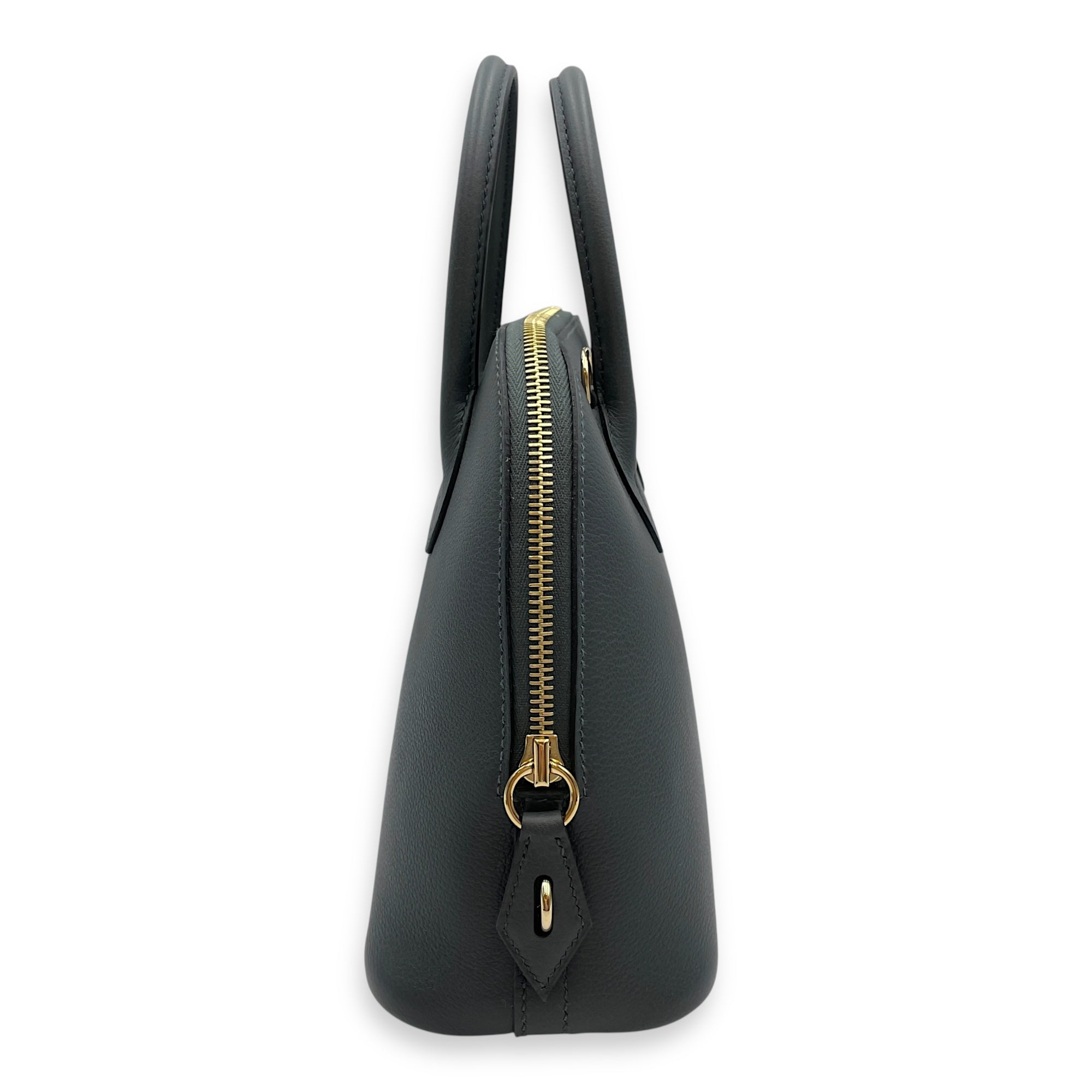 Bolide 1923 25 Gris Misty in Evercolor, Permabrass hardware