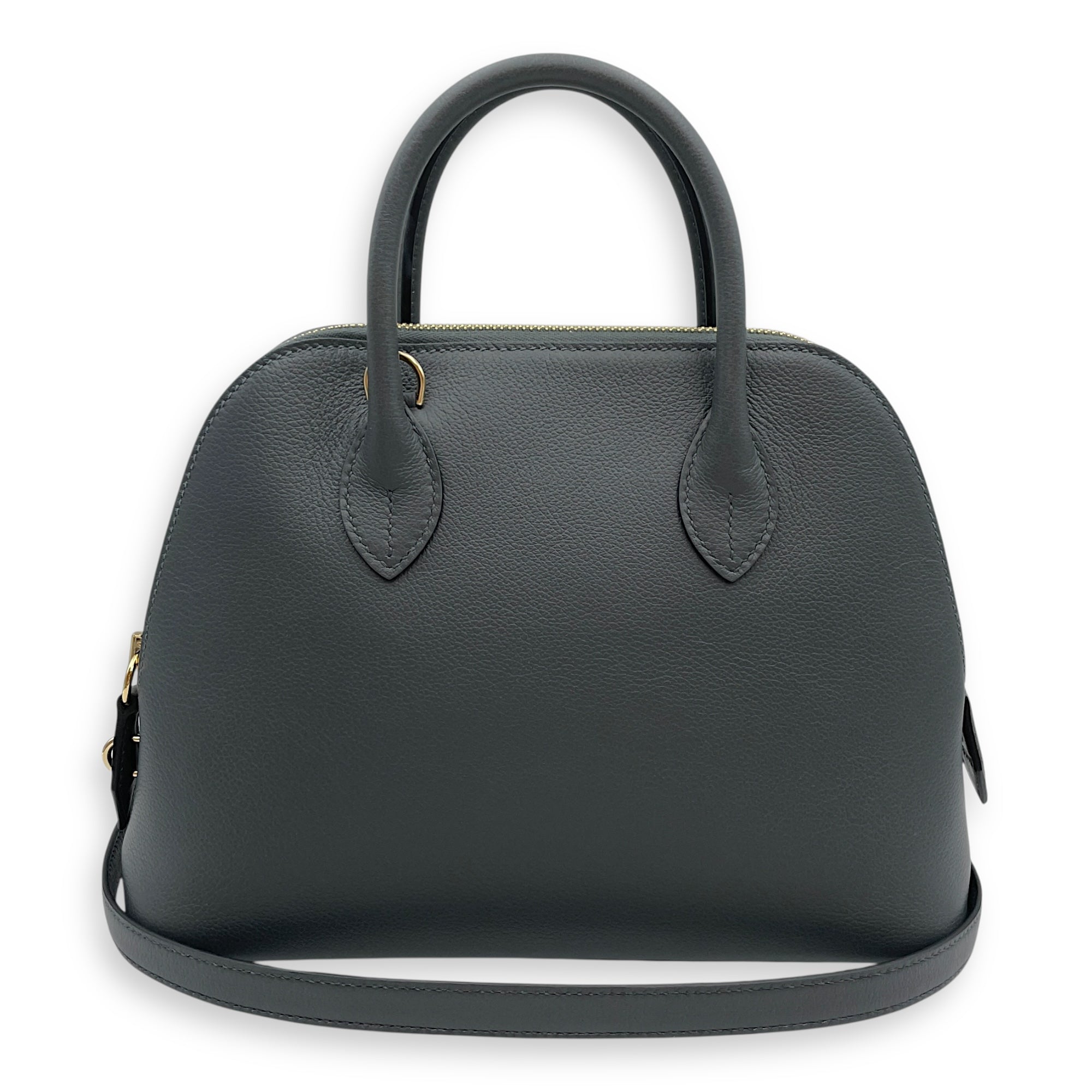 Bolide 1923 25 Gris Misty in Evercolor, Permabrass hardware
